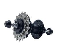 PETSOLA Moyeu de Vélo Arrière 3 Vitesses de Bicyclette Compact de Roue Pliant de Transmission Ensemble avec, Noir, Ouverture 85mm-20 Trous-Trous Opposés