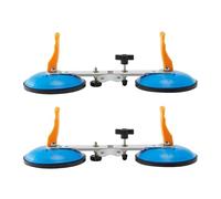 PETSOLA Outil de Pose de Joints Invisibles 90° avec Ventouse pour Carrelage En Marbre, Pince D'angle et Outil de Jointure Robuste, 2 Pièces