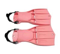 PETSOLA Palmes Réglables à Ressort Réglable Palmes de Plongée sous-Marine Conception Hydrodynamique Équipement Aquatique pour Snorkeleurs , Rose , XS/S 35-38