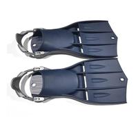PETSOLA Palmes Réglables à Ressort Réglable Palmes de Plongée sous-Marine Conception Hydrodynamique Équipement Aquatique pour Snorkeleurs , Bleu Gris , M/ML 39-42