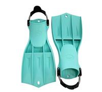 PETSOLA Palmes Réglables à Ressort Réglable Palmes de Plongée sous-Marine Conception Hydrodynamique Équipement Aquatique pour Snorkeleurs , Cyan , XS/S 35-38