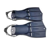 PETSOLA Palmes Réglables à Ressort Réglable Palmes de Plongée sous-Marine Conception Hydrodynamique Équipement Aquatique pour Snorkeleurs , Bleu Gris , L/XL 43-46