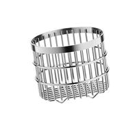 PETSOLA Panier de Rangement En Acier Inoxydable avec Conception Empilable pour Rangement de Fruits Légumes Œufs et Snacks Anti-rouille et Respirant Adapté à L, 12 Cm Sans Poignée