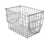 PETSOLA Panier de Rangement En Fil Métallique pour L'organisation Du Garde-manger : Robuste, Polyvalent et Portable.