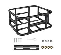 PETSOLA Panier de Vélo Arrière Support de Rangement Corbeille pour Bicyclette Accessoire de Cyclisme Léger et Adapté pour Les Vélos Électriques, 34.4 Cm X 30.5 Cm X 15 Cm