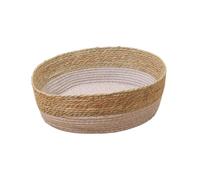 PETSOLA Panier Tressé pour Chat, Lit pour Chat, Griffoir Original, Maison pour Chiot et Chaton, Accessoires pour Chats D'intérieur, Je