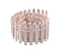 PETSOLA Panneau Clôture Miniature Faible Hauteur | Palisde à aiguisés Miniatures, Stable, Clôture Flexible pr Micro décor, Vig Décoratives, Naturel
