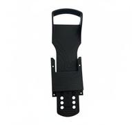PETSOLA Pédale de Rameur Remplaçante Repose-Pied Cale-Pied Plaque de Pied Surface Rainurée pour Accroche Renforcée Points, Pédale Individuelle avec Support De Cale, Grande Taille