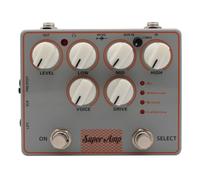 PETSOLA Pédale Simulation D'module Sonore Compact Simulateur D'module Sonore Classique Pédale Multi-Effets Électrique pour Répétition Au Casque
