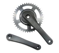 PETSOLA Pédalier 170 Mm Monovitesse pour Vélo Pliant de Piste Ou de Route