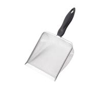 PETSOLA Pelle à Litière pour Chats, Cuillère à Déchets, Pelle à Sable, Pelle Profonde, Tamis à Mailles, Pelle en Métal pour Chatons et Petits Animaux de Compa, Maillot 4.3x4.3 Mm
