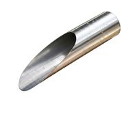 PETSOLA Pelle Cylindrique Jardin Pelle à Terre en Acier Inoxydable Robuste Outil pour Rempotage, Sonde De Sol en Acier Inoxydable 17.5X3.7 avec Base en Acier