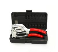 PETSOLA Pince à Poinçonner Multi-Usage Pince Perforatrice Réglable Kit Poinçonnage avec Coffret pour Bricoleurs, Bricoleurs, Maroquinerie, Atelier, Artisanat