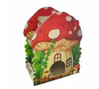 PETSOLA Planche à Griffer pour Chat Griffoir Maison Cabane Abri Tour pour Chatons Trois Étages pour Escalade Jeu Ouvertures Arquées Bords Lisses Adaptée aux Chats d'Intérieur Séjour