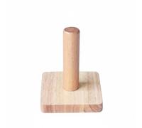 PETSOLA Planche d'Entraînement Rééducation Bois Planche Bras Dispositif Réadaptation Outil Exercice Main Design Fonctionnel pour Améliorer Mobilité des Doigts, Single Handle Square