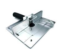 PETSOLA Plaque D'insertion Table Défonceuse Facile à Installer Plaque Défonceuse avec Robuste Outillage pour Menuisiers, Argent