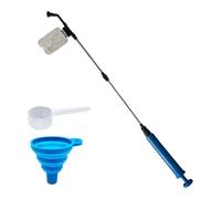 PETSOLA Plumeau Manuel pour Plantes, Outil de Dépoussiérage Manuel, Dispositif D'application de Poudre avec Manche Télescopique. Fabriqué en PP Robuste Po, 500 ML