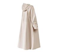 PETSOLA Poncho de Pluie Unisexe Imperméable Coupe-vent Capuche Réutilisable Protection Tissu Oxford Adapté à La Randonnée Camping Vélo Pêche, Kaki Xxl
