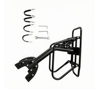 PETSOLA Porte-Bagages Vélo Universel | Fixation par Pince Rembrrée, Porte-Bagages Rails Latéraux, pr vélo Utilitaire, Crses, Cyclistes, Navteurs