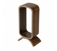 PETSOLA Porte-Casque Bureau en Assemblage Support Casque en Bois Stable pr Angle Étude, Café
