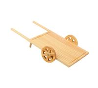 PETSOLA Présentoir à, Chariot de Service En Bois, Plateau de Service Polyvalent pour Desserts, En-cas, Réceptions et Décoration Intérieure, 36cmx17cm