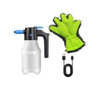PETSOLA Pulvérisateur de Mousse électrique 1,5 L Accessoires de Lavage Auto Professionnel Multifonctionnel Bouteille de Pulvérisation de Mousse pour Lavage et, avec Peluche