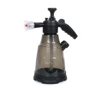 PETSOLA Pulvérisateur Manuel à Mousse Portatif Pulvérisateur à Mousse à Pompe Robuste Bouteille Pulvérisatrice pour Nettoyage, Gris Et Noir, Amélioré avec Valve De Décharge De Pression Et Anti-Vent
