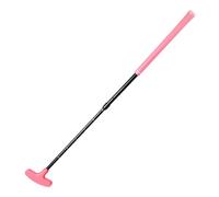 PETSOLA Putter de Golf en Aluminium, Outil D'entraînement Double Face Antidérapant, Accessoire Idéal pour Débutants à La Maison, Au Jardin Ou Au Bureau, P, Rose