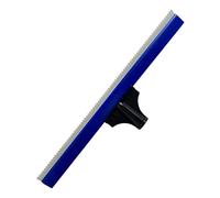 PETSOLA Raclette Époxy Sol pour Épandage Uniforme Racloir à Peinture Rainuré Outil de Nivellement Béton Raclette Ergonomique En Caoutchouc et Pp Adaptée Pose, 20cm