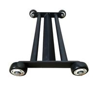 PETSOLA Re D'exercice Abdominal Non Pliable Compact Re Abdominale à Quatre Res Sûr Appareil Gainage Cadre Tubulaire pr Sportifs