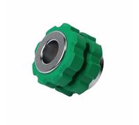 PETSOLA Roue de Soupape de Plongée Vanne Cylindre Commande Réglage Ouverture Fermeture en Laiton Noyau Cuivre Anticorrosion Compatible Multi Configurations, Roulette Argentée Et Verte
