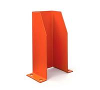 PETSOLA Sabot Protection Rack à Visser Protecteur d'angle Butoir pour Entrepôt, Orange, Type U 5.0