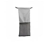 PETSOLA Sac à Linge Suspendu Intégrant Deux Sections Organisateur Extensible en Tissu Polyester Panneau Aéré en Maille pour Inspection Facile Bandes, Vert Armée, XL