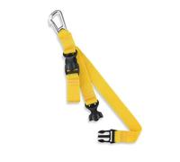 PETSOLA Sangle à Mousqueton Sangle à Dégagement Rapide Étroite Dragonne Plongée, Jaune, 28cm