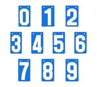PETSOLA Score Keeper, Flip Number Cards, Numéros 0-9 Scorekeeper Team Games Table Scoreboard pour Le Football et Le Basket-Ball, Bleu