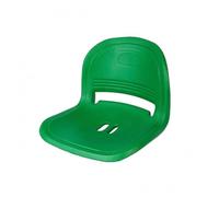 PETSOLA Stade Siège Chaise Gradins Banc Polyéthylène Hdpe Coque Moulée Dossier Arrondi Renforcé et Assise Ergonomique à Ouvertures Adapté aux Tribunes Salles Espaces Publics, Vert