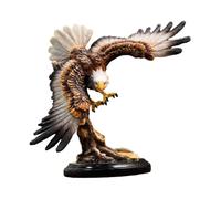 PETSOLA Statue d'aigle, Figurine, Art Moderne, Ornement, Sculpture Animale pour Cheminée, Bureau, Chambre, Centre de Table, Collection, b