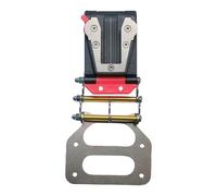 PETSOLA Support Ceinture Porte-mètre Ruban Base Accrochage Rapide Outils Porte-mètre Ceinture Universel Accessoire Résistant Ceinture Fabriqué En Métal et Pp, Td Gauche Modifié