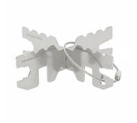 PETSOLA Support de Réchaud en Acier Inoxydable 304 Trépied de Poêle Repose-marmite Support de Casserole Distribution de Chaleur Optimisée Montage en Croix