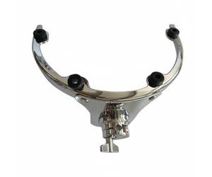 PETSOLA Support de Tom Suspendu Robuste Système de Accrochage pour Tom Résistant à la Rouille Accessoire Instrument Percussion pour Studio, 13 Pouces