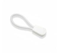 PETSOLA Support de Tuyau de Plongée Retenue Flexible Bungee Attache à Mousqueton Fixation de Manomètre Organisation des Tuyaux Anti-balançement en Corde, Blanc