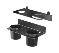 PETSOLA Support D'entonnoir à Huile Noir pour Maison, Remorque, Atelier, Bouteille D'huile En Fer, Facile à Installer, Accessoires de Maison Robustes