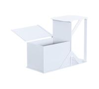 PETSOLA Support Numérisation avec Support Téléphone sans Tremblements Robuste pour Bureau, Blanc