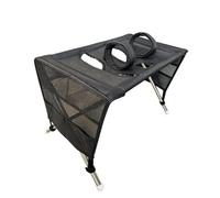 PETSOLA Table Toiltage Pliable Surélevé Structure Métallique Robuste, Table Toiltage pr, Noir
