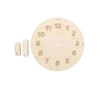 PETSOLA Tableau D'activités, Jouets pour Développer La Motricité Fine, Jouets En Bois, Jouets Sensoriels pour Améliorer Les Capacités de Résolution de Pro, horloge ronde