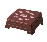 PETSOLA Tabouret avec Rangement Ergonomique Tabouret à Genoux Amovible Meuble, Neuf Fleurs De Lotus Améliorées