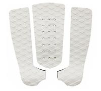 PETSOLA Tail Pad Surf Auto-Adhésif Grip Planche Surf Absorption s Chocs Pad Traction Antidérapant pour Surfeurs, Paddleboard, Skimboard, Kayak , Blanc