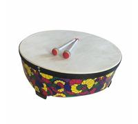 PETSOLA Tambour pour Enfants Percussion Éducatif Bois Jeu Sensoriel Conçu pour Apprentissage Sonore Favorise Participation Adaptée à Groupe Lecture Musicale Animation Ludique, Style 1