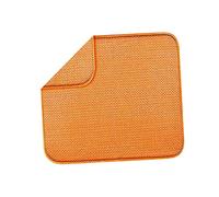 PETSOLA Tapis D'égouttage pour Plan de Travail de Cuisine, Set de Table, sous-Couche Lavable pour égouttoir à Vaisselle et Bols, Orange
