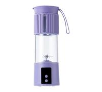 PETSOLA Tasse Centrifugeuse Électrique à Accumulation Mini Blender Portable USB Mixeur Portable pour Déplacement, Violet